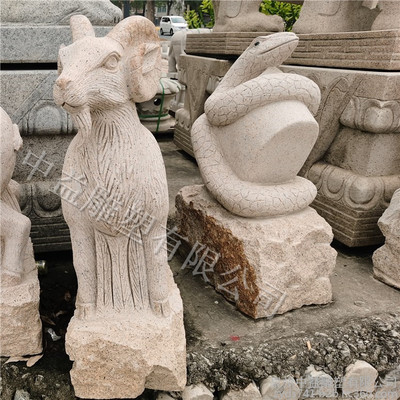 中益石雕十二生肖 中式園林與建筑的藝術(shù)點(diǎn)睛之筆