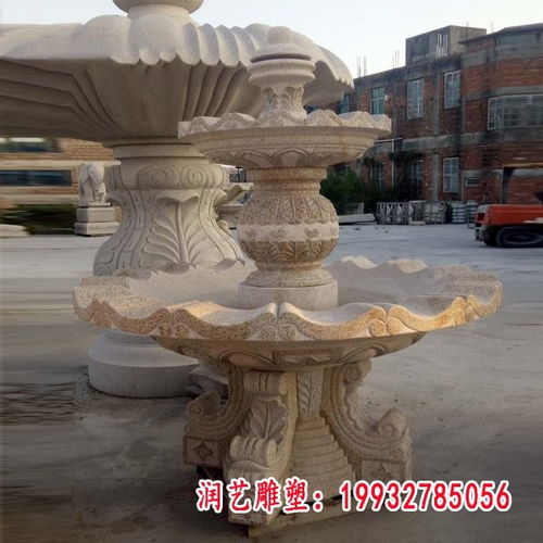 石雕藝術與活水之韻 惠州大型石雕塑噴泉訂制與加工全解析